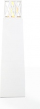 Divina Fire DF94795 Camino a Bioetanolo da Giardino Vulcano Bianco 40x40x145 cm