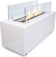 Divina Fire DF94817 Camino a Bioetanolo da Terra Caravaggio Bianco 100x40xh40 cm