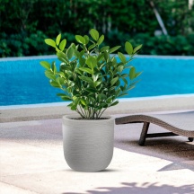 Divina Garden DGRAFF35B Vaso in Resina da Esterno Interno � 35x34h cm Beige Raffaello
