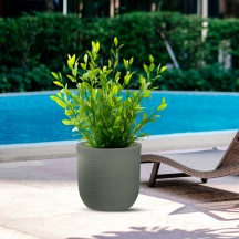 Divina Garden DGRAFF35V Vaso in Resina da Esterno Interno � 35x34h cm Verde Raffaello