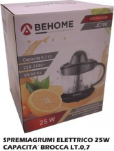 Domestik Line BEP882069 Spremiagrumi Elettrico 25W lt 0,7