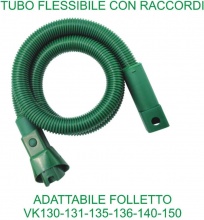 Domestik Line 001117 Tubo Flessibile per Vk130 135 Compatibile