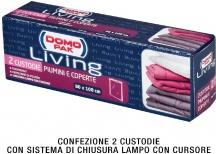 Domoliving 918020 Custodia Piumoni e Coperte Set 2 pezzi cm 80x108