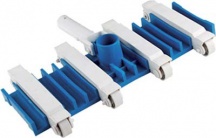 Domus 1024e1070 Spazzola Aspirante Flessibile Piscina Attacco mm 28 Tubo mm 38 cm 35x25.5