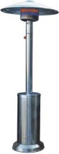 Domus 12647 Stufa Gas Gpl Infrarossi a Fungo + Ruote Acciaio Kw 512