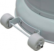 Domus 142e188 Ruote Stufa Gas Infrarossi a Fungo + Staffa