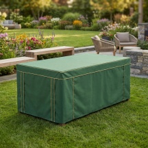 Domus 527c573 Copertura Tavolo da Giardino Rettangolare 300x130x90 cm Verde