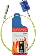 Domus 55h101 Scovolo Kit Pulizia Stufa Pellet mm 80 H.mt 2.00