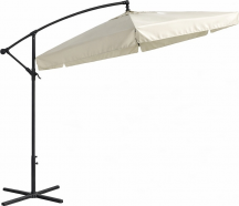 Domus Banana Ombrellone da Giardino Decentrato 3x3 mt MetalloPoliestere Ecr�
