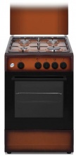 Ducati SD554BG Cucina a Gas 4 Fuochi Forno a Gas 50x50 cm Classe A Brown