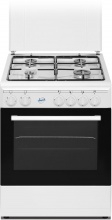 Ducati SD664WE Cucina a Gas 4 Fuochi Forno Elettrico con Grill 60x60 cm Bianco