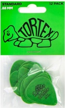 Dunlop 418P 88 Plettri TORTEX Standard colore Verde
