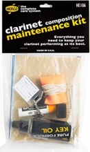 Dunlop HE106 Kit accessori pulizia e manutenzione per clarinetto