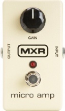 Dunlop M-133 Pedale Multieffetto per Chitarra micro Amp booster Bianco