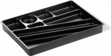 Durable 1712004058 IdealBox pen Tray Portaoggetti Carbone