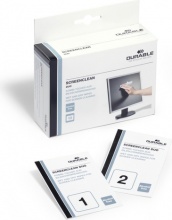 Durable 5721-02 Screenclean Duo 10 pcs bianco.