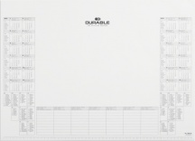 Durable 7292-02 Calendario Tavolo 25 pezzi