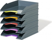 Durable 7705-57 Confezione 5 Vaschette Portacorrispondenza ondenza