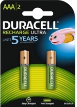 Duracell 203815 Batterie Ricaricabili Ministilo AAA 2Pz 900Mah Hr03 Dx2400