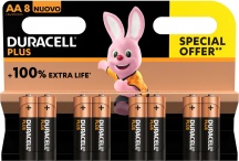 Duracell 41445 Batterie Plus 100 AA B8 Confezione da 12 Pezzi