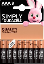 Duracell DU033 DBA38 Simply Alcalina M  Stil Bl.8Pezzi Mn2400 Blister  10