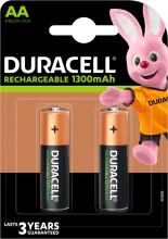 Duracell DU69 DR62 Batteria Ricaribile Mah1300 Stilo Bl.2 Hr6 Pezzi 10