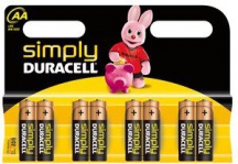 Duracell MN15008-SIMPLY Pila Stilo Mn 1500 Pz 8 - 1,5 V - Aa "Simply"