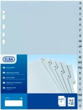 ELBA 400006691 Intercalari Alfabetico 20 A-Z Tabulati 22x30