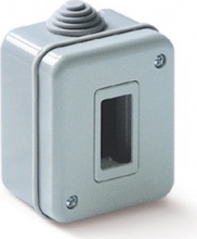 ELETTROCANALI EC300A1 Scatola di derivazione esterna parete 1 Posto