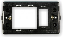 ELETTROCANALI ECL101TP Tondo Supporto Schuko+1 Modulo Pezzi 25