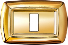 ELETTROCANALI ECL2593OR Tondo Placca Mo � Magic Plastificate 3P.Oro Pezzi 10