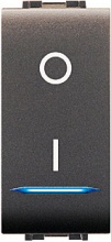 ELETTROCANALI ECL4015 Life 4015 Interruttore Bipolare Illum.Ner Pezzi 12