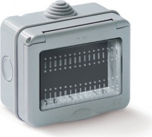 ELETTROCANALI ECL4611A3 Scatola di derivazione esterna parete e 3 Posti