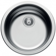 ELLECI 1010060VS445 Lavello Cucina 1 Vasca Incasso Tondo 51 cm Inox LIKROUSAC Sky Round 435