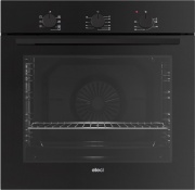 ELLECI FVUR601BKNB Forno Elettrico Ventilato da Incasso Grill 80 Lt 60 cm A Nero