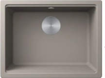 ELLECI LG210543BSO Lavello Cucina 1 Vasca Sottotop 55 cm Granitek Tortora Time Um 105