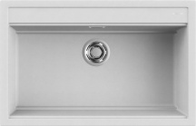 ELLECI LGB13068 Lavello Cucina 1 Vasca da Incasso 79 cm Granitek Bianco  Best 130