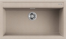 ELLECI LGB36051 Lavello Cucina 1 Vasca da Incasso 86 cm Granitek Avena  Best 360
