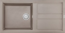 ELLECI LGB48043 Lavello Cucina 1 Vasca Incasso 100 cm Granitek Tortora  Best 480