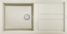 ELLECI LGB48062 Lavello Cucina 1 Vasca Incasso 100 cm Granitek Bianco  Best 480