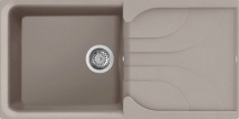 ELLECI LGE48043 Lavello Cucina 1 Vasca Incasso 100 cm Granitek Tortora  Ego 480