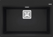 ELLECI LGK12040 Lavello Cucina 1 Vasca Incasso 70 cm Granitek Nero  Karisma 120