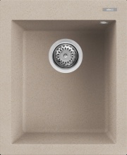ELLECI LGQ10051 Lavello Cucina 1 Vasca Incasso 41 cm Granitek Avena  Quadra 100