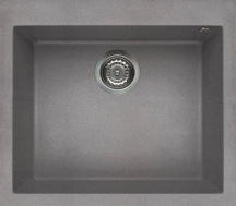 ELLECI LGQ10548 Lavello Cucina 1 Vasca Incasso 57 cm Granitek Cemento  Quadra 105