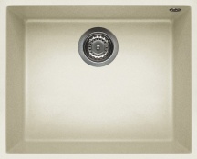 ELLECI LGQ10562BSO Lavello Cucina 1 Vasca Incasso 54 cm Granitek Bianco Quadra 105 Sottotop