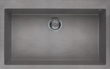 ELLECI LGQ13048 Lavello Cucina 1 Vasca Incasso 79 cm Granitek Cemento  Quadra 130