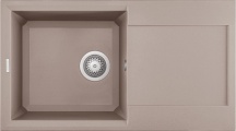 ELLECI LGY29043 Lavello Cucina 1 Vasca Incasso 78 cm Granitek Tortora  Easy 290