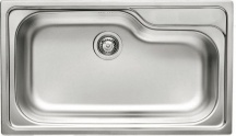 ELLECI LIK360SAC Lavello Cucina 1 Vasca da Incasso 86 cm Inox Satinato  Sky 360
