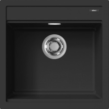 ELLECI LKB10486 Lavello Cucina 1 Vasca da Incasso 51 cm Keratek Nero  Best 104