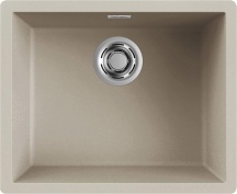 ELLECI LKZ10595 Lavello Cucina 1 Vasca Incasso 56 cm Keratek Champagne  Zen 105